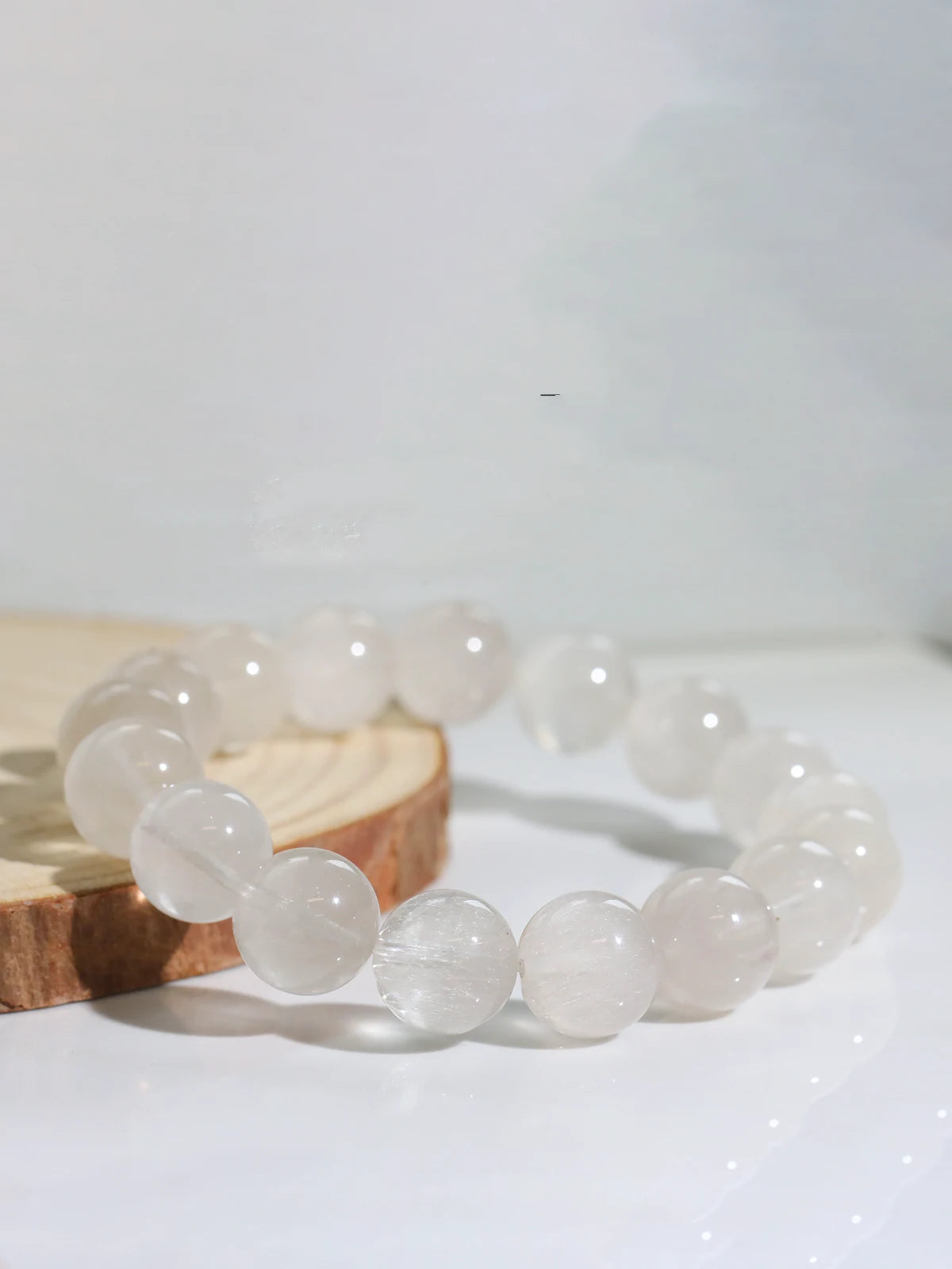 White Rutilated Quartz Bracelet