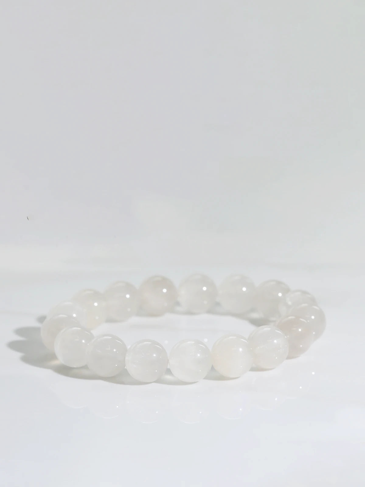 White Rutilated Quartz Bracelet