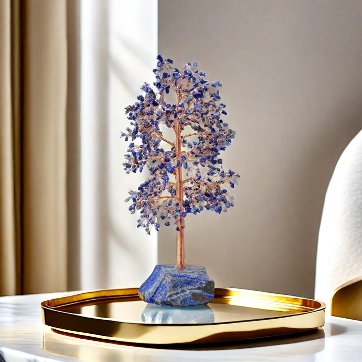 Lapis Lazuli Feng Shui Tree | Feng Shui Money Tree | MQ JEWELS STORE