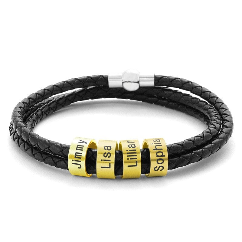 Personalized Multiple Name Bracelet for Men | MQ JEWELS STORE