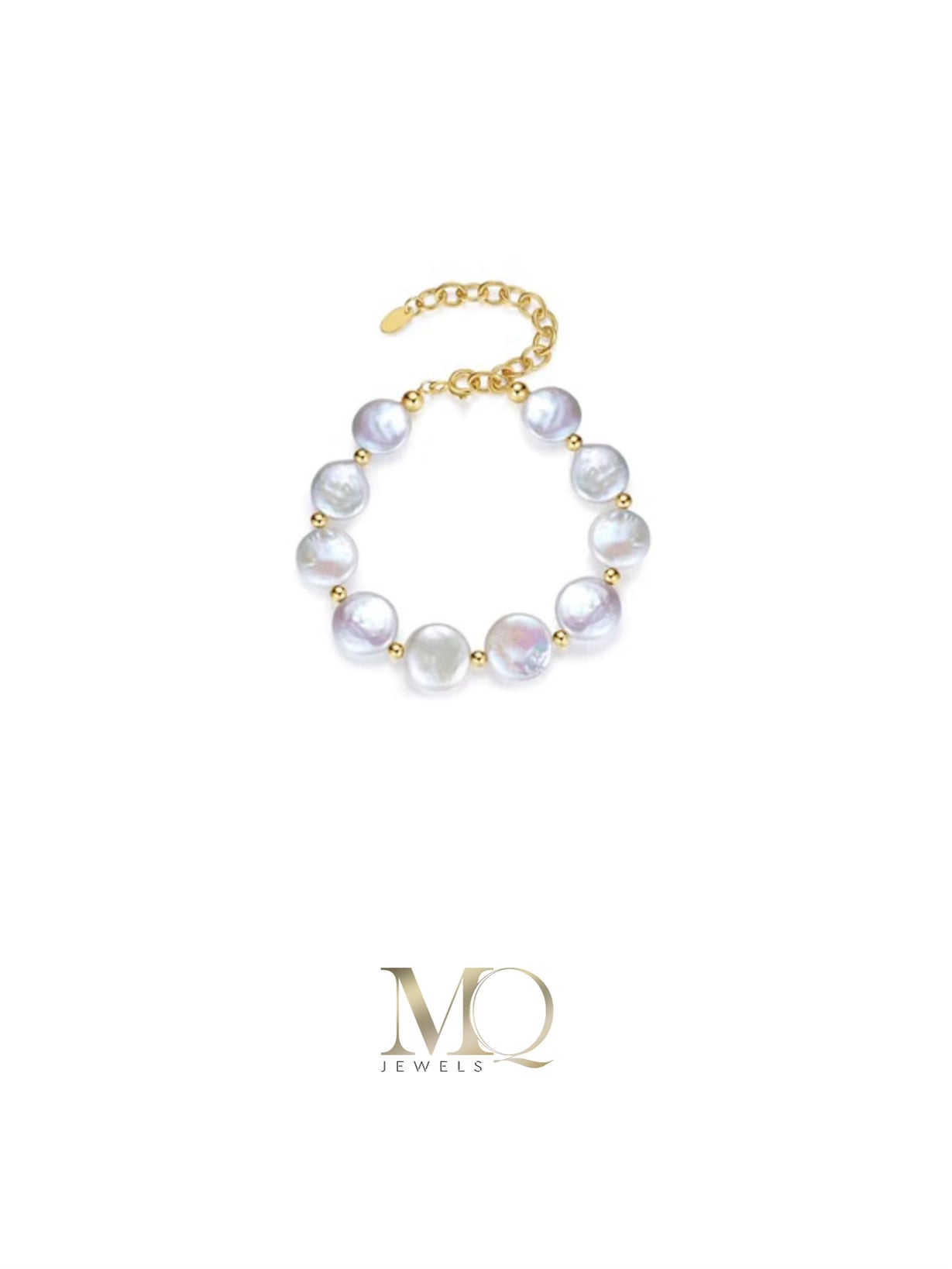 Baroque Pearl Bracelet | Silver Pearl Bracelet | MQ JEWELS STORE