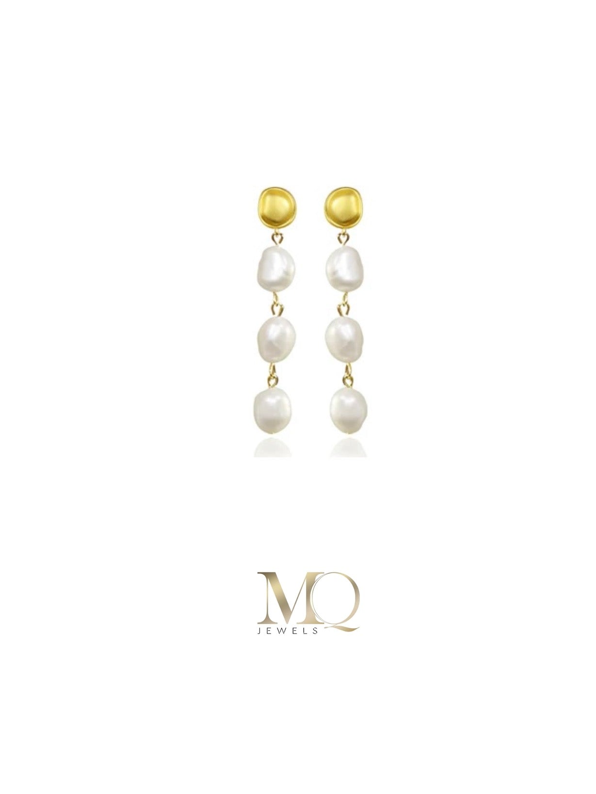 Baroque Vintage Earrings | Baroque Pearls Earrings | MQ JEWELS STORE