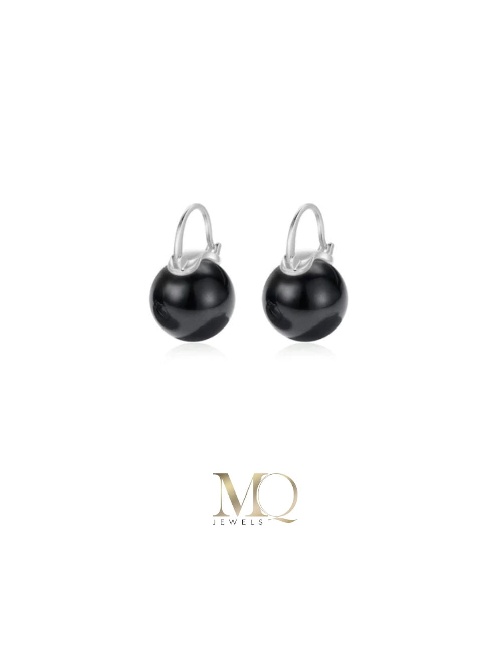 Pearl Dangle Earrings | Black Pearl Dangle Earrings | MQ JEWELS STORE