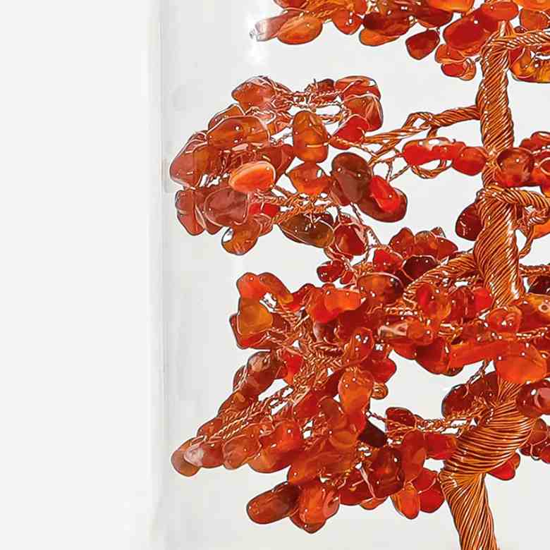 Red Agate Feng Shui Tree | Crystal Money Tree | MQ JEWELS STORE