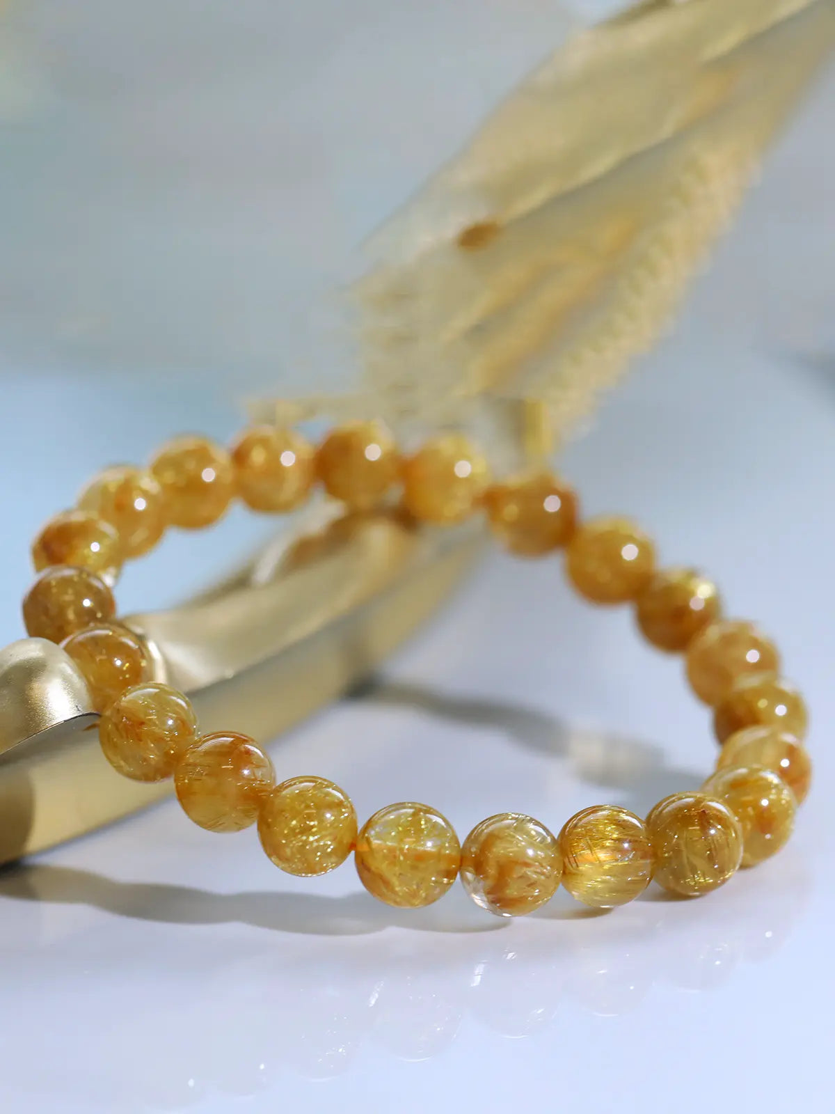 Natural Venus Blonde Bracelet | Golden Bracelet ｜ MQ JEWELS STORE