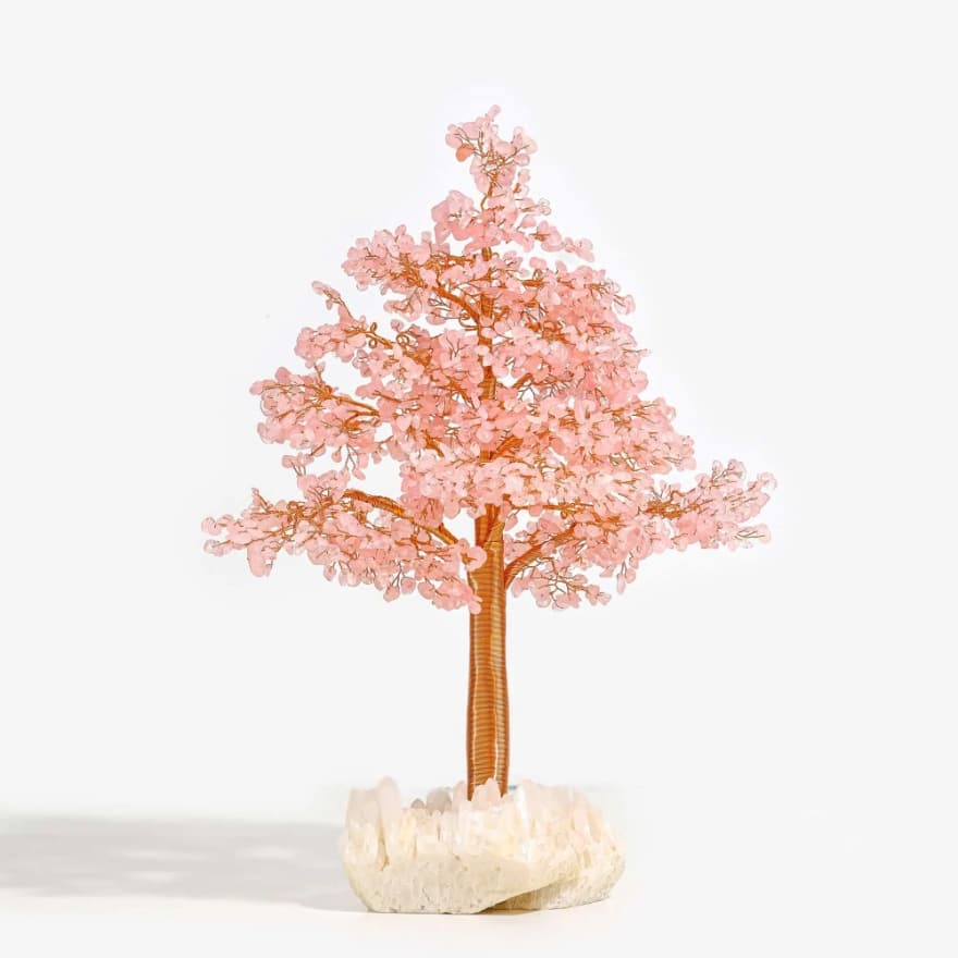 Rose Quartz Tree | Amethyst Quartz Tree | MQ JEWELS STORE