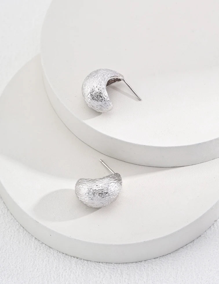 Silver Retro Earrings | Sterling Retro Earrings | MQ JEWELS STORE