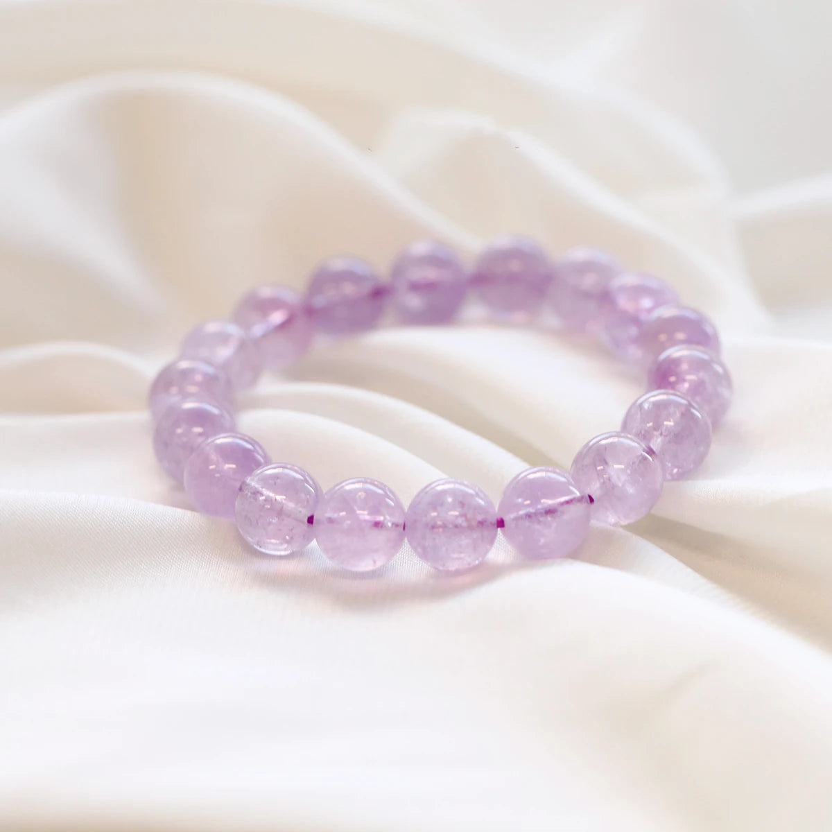 Lavender Amethyst Bracelet ｜Brazilian Amethyst Bracelet｜MQ JEWELS STORE