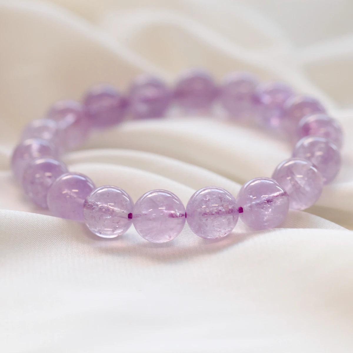 Lavender Amethyst Bracelet ｜Brazilian Amethyst Bracelet｜MQ JEWELS STORE