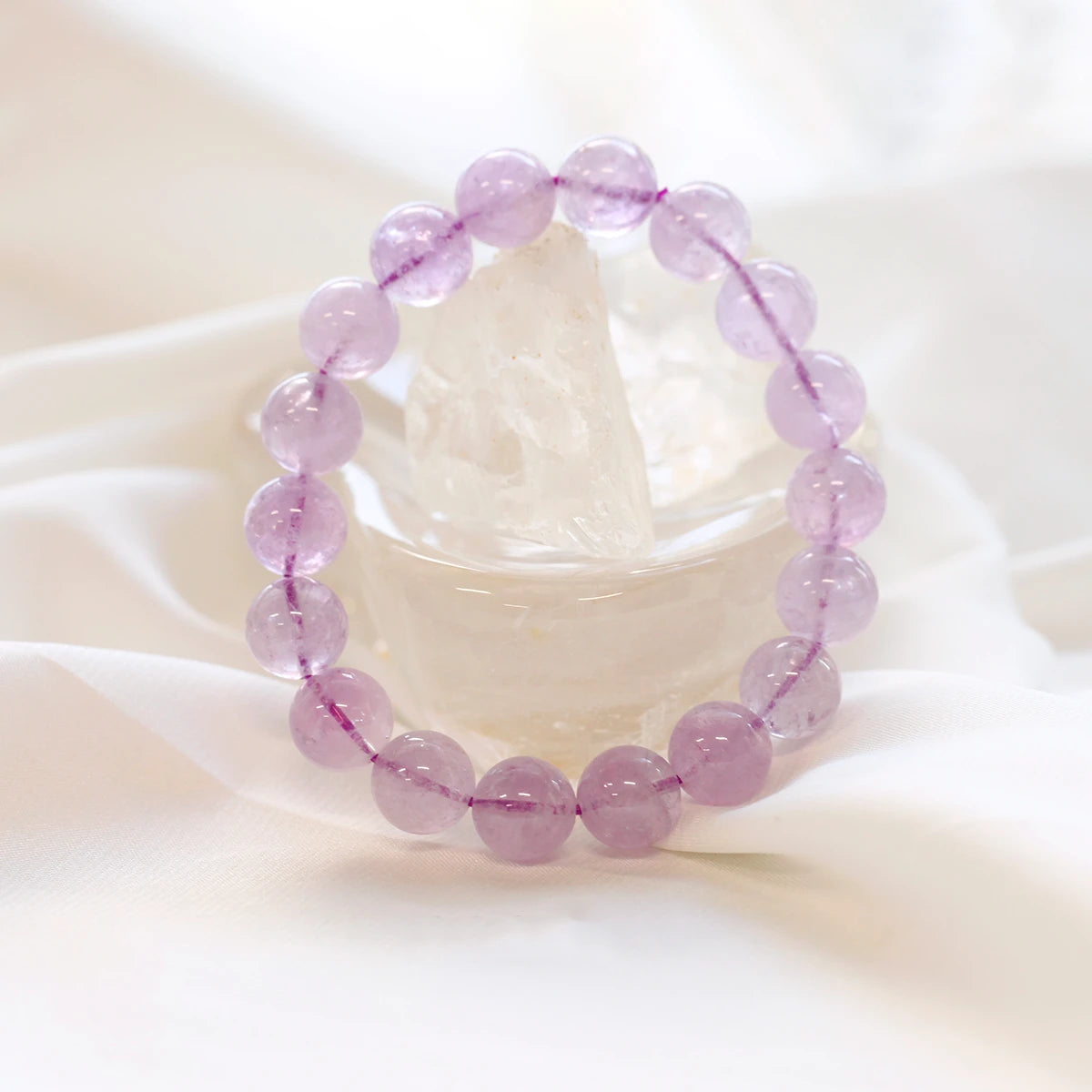 Lavender Amethyst Bracelet ｜Brazilian Amethyst Bracelet｜MQ JEWELS STORE