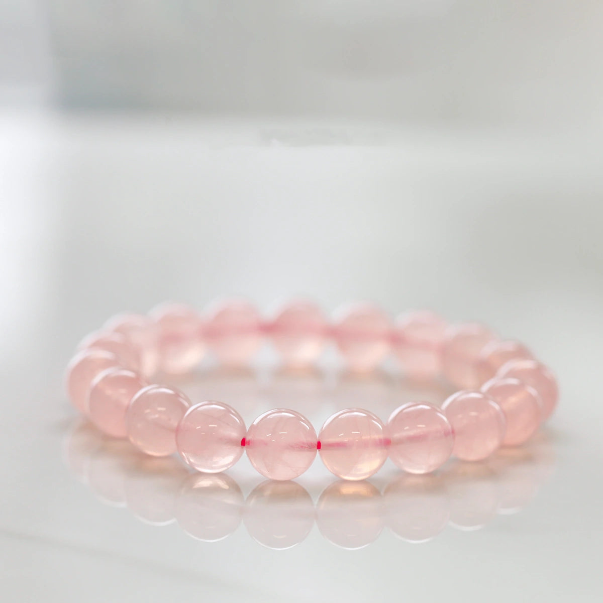 Rose Quartz Bracelet | Natural Crystal Bracelet| MQ JEWELS STORE