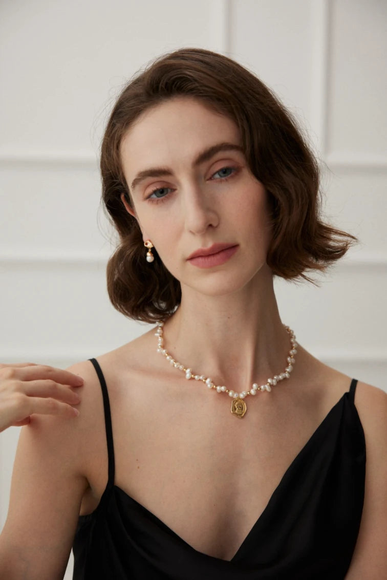 Natural Pearl Necklace | Real Pearl Necklace | MQ JEWELS STORE
