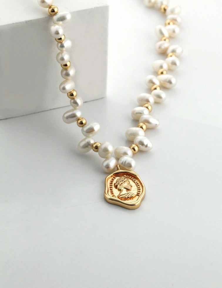 Natural Pearl Necklace | Real Pearl Necklace | MQ JEWELS STORE