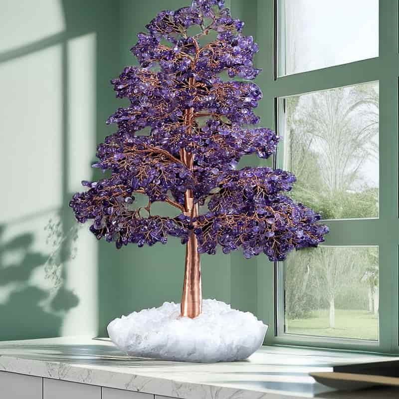 Peace of Spirit - Amethyst Feng Shui Money Tree | MQ JEWELS STORE