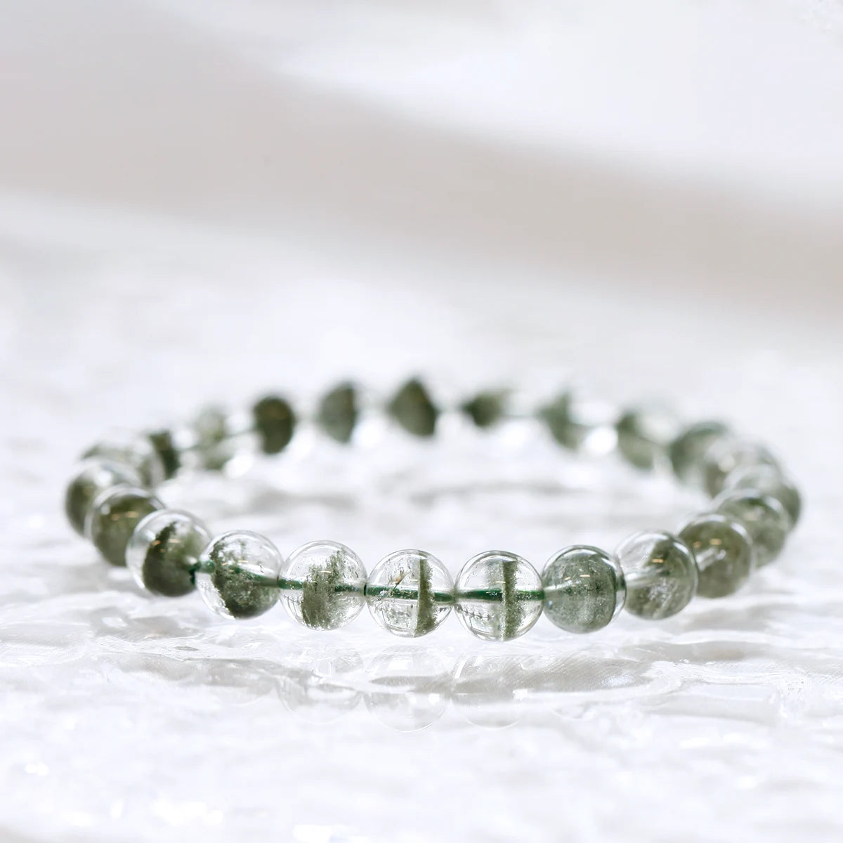 Green Phantom Quart Bracelet| Green Ghost Bracelet |MQ JEWELS STORE