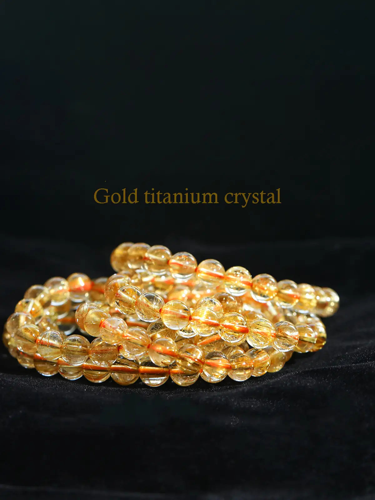 Gold Titanium Crystal Bracelet | MQ JEWELS STORE |Citrine Bracelet