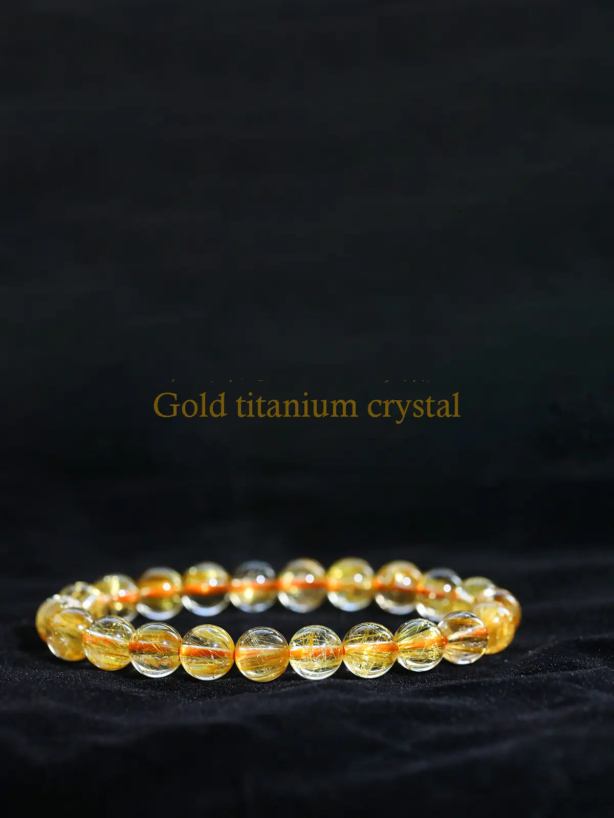 Gold Titanium Crystal Bracelet | MQ JEWELS STORE |Citrine Bracelet