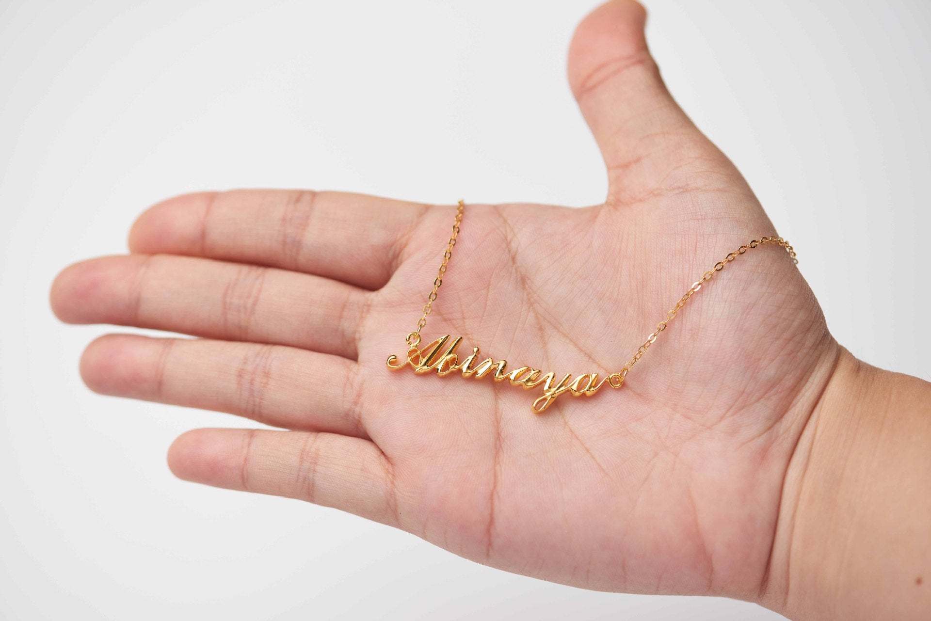 Personalized Name Necklace | Rose Gold Name Necklace | MQ JEWELS STORE