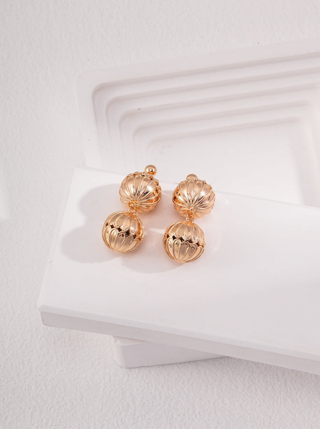 Sterling Silver Earrings |Vintage Ball Earrings |